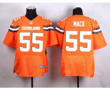 Men's Cleveland Browns #55 Alex Mack 2015 Nike Orange Elite Jersey