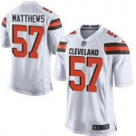 Men's Cleveland Browns #57 Clay Matthews Road 2015 NFL Nike Elite Jersey