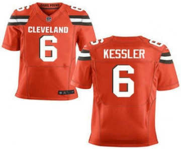 Men's Cleveland Browns #6 Cody Kessler Orange Alternate Stitched NFL New Elite Jersey