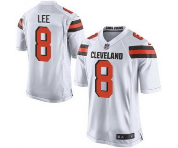 Men's Cleveland Browns #8 Andy Lee Road 2015 NFL Nike Elite Jersey