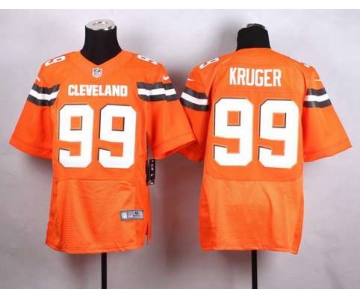 Men's Cleveland Browns #99 Paul Kruger 2015 Nike Orange Elite Jersey