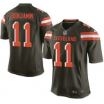 Men's Cleveland Browns Brown #11 Travis Benjamin Brown Team Color 2015 NFL Nike Elite Jersey