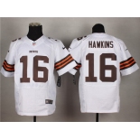 Nike Cleveland Browns #16 Andrew Hawkins White Elite Jersey