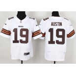 Nike Cleveland Browns #19 Miles Austin White Elite Jersey