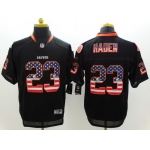 Nike Cleveland Browns #23 Joe Haden 2014 USA Flag Fashion Black Elite Jersey