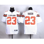 Nike Cleveland Browns #23 Joe Haden 2015 White Elite Jersey