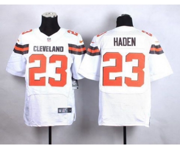 Nike Cleveland Browns #23 Joe Haden 2015 White Elite Jersey