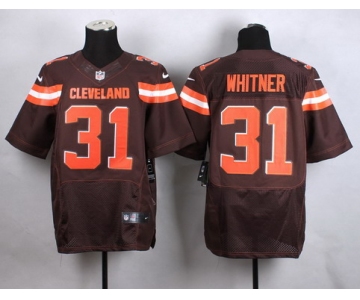 Nike Cleveland Browns #31 Donte Whitner 2015 Brown Elite Jersey