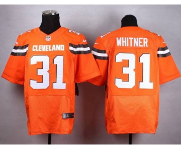 Nike Cleveland Browns #31 Donte Whitner 2015 Orange Elite Jersey