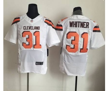 Nike Cleveland Browns #31 Donte Whitner 2015 White Elite Jersey