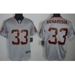 Nike Cleveland Browns #33 Trent Richardson Lights Out Gray Elite Jersey