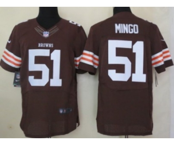 Nike Cleveland Browns #51 Barkevious Mingo Brown Elite Jersey