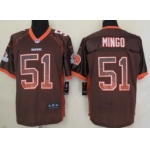 Nike Cleveland Browns #51 Barkevious Mingo Drift Fashion Brown Elite Jersey