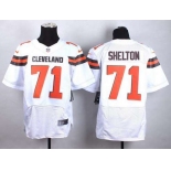 Nike Cleveland Browns #71 Danny Shelton 2015  White Elite Jersey