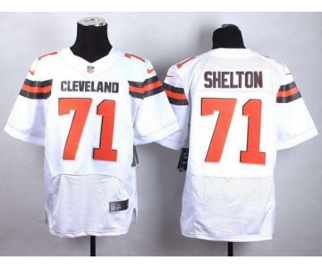 Nike Cleveland Browns #71 Danny Shelton 2015  White Elite Jersey