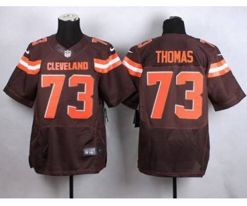 Nike Cleveland Browns #73 Joe Thomas 2015 Brown Elite Jersey