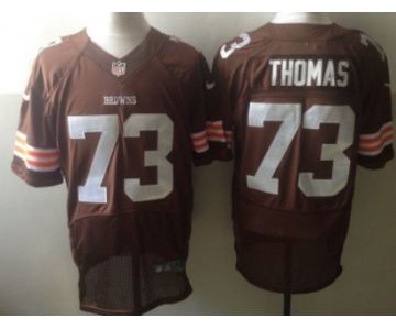 Nike Cleveland Browns #73 Joe Thomas Brown Elite Jersey