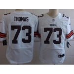 Nike Cleveland Browns #73 Joe Thomas White Elite Jersey