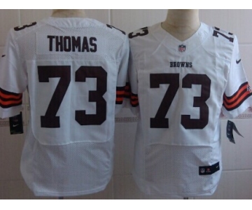 Nike Cleveland Browns #73 Joe Thomas White Elite Jersey