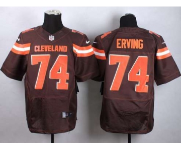 Nike Cleveland Browns #74 Cameron Erving 2015 Brown Elite Jersey