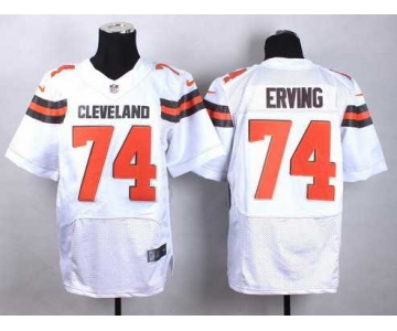 Nike Cleveland Browns #74 Cameron Erving 2015  White Elite Jersey