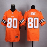 Nike Cleveland Browns #80 Dwayne Bowe Orange Elite Jersey