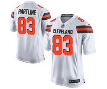 Nike Cleveland Browns #83 Brian Hartline 2015 White Elite Jersey