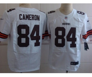 Nike Cleveland Browns #84 Jordan Cameron White Elite Jersey