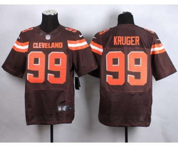 Nike Cleveland Browns #99 Paul Kruger 2015 Brown Elite Jersey