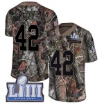 #42 Limited John Kelly Camo Nike NFL Men's Jersey Los Angeles Rams Rush Realtree Super Bowl LIII Bound