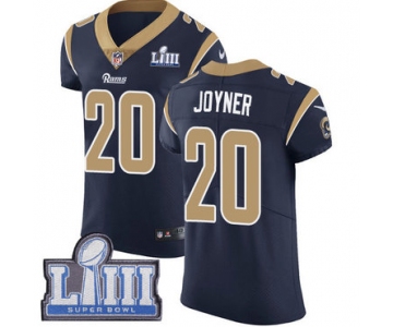 #20 Elite Lamarcus Joyner Navy Blue Nike NFL Home Men's Jersey Los Angeles Rams Vapor Untouchable Super Bowl LIII Bound