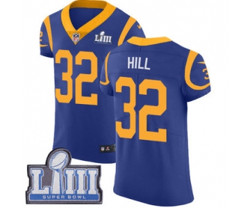 #32 Elite Troy Hill Royal Blue Nike NFL Alternate Men's Jersey  Los Angeles Rams Vapor Untouchable Super Bowl LIII Bound