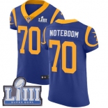 #70 Elite Joseph Noteboom Royal Blue Nike NFL Alternate Men's Jersey Los Angeles Rams Vapor Untouchable Super Bowl LIII Bound