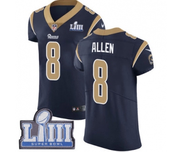 #8 Elite Brandon Allen Navy Blue Nike NFL Home Men's Jersey Los Angeles Rams Vapor Untouchable Super Bowl LIII Bound