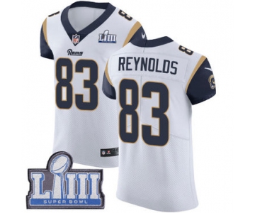 #83 Elite Josh Reynolds White Nike NFL Road Men's Jersey Los Angeles Rams Vapor Untouchable Super Bowl LIII Bound