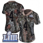 #4 Limited Greg Zuerlein Camo Nike NFL Women's Jersey Los Angeles Rams Rush Realtree Super Bowl LIII Bound