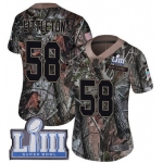 #58 Limited Cory Littleton Camo Nike NFL Women's Jersey Los Angeles Rams Rush Realtree Super Bowl LIII Bound