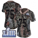 #75 Limited Deacon Jones Camo Nike NFL Women's Jersey Los Angeles Rams Rush Realtree Super Bowl LIII Bound