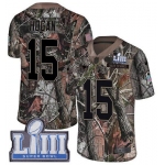 #15 Limited Chris Hogan Camo Nike NFL Youth Jersey New England Patriots Rush Realtree Super Bowl LIII Bound