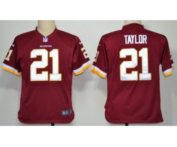 Nike Washington Redskins #21 Sean Taylor Red Game Jersey