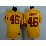 Nike Washington Redskins #46 Alfred Morris Yellow Game Jersey