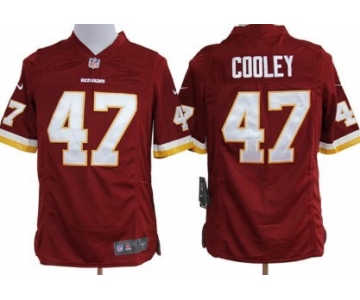 Nike Washington Redskins #47 Chris Cooley Red Game Jersey