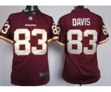 Nike Washington Redskins #83 Fred Davis Red Game Jersey