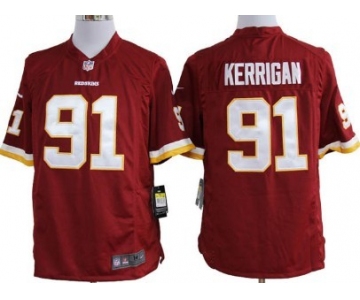 Nike Washington Redskins #91 Ryan Kerrigan Red Game Jersey
