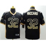 Men's New Orleans Saints #32 Kenny Vaccaro Nike Drift Fashion Black Elite Jersey