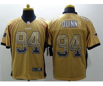 Men's New Orleans Saints #94 Cameron Jordan Nike Drift Fashion Gold Elite Jersey