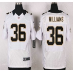 New Orleans Saints #36 P.J. Williams White Road NFL Nike Elite Jersey