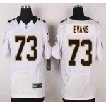 New Orleans Saints #73 Jahri Evans White Road NFL Nike Elite Jersey