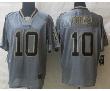 Nike New Orleans Saints #10 Brandin Cooks Lights Out Gray Elite Jersey