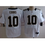 Nike New Orleans Saints #10 Brandin Cooks White Elite Jersey